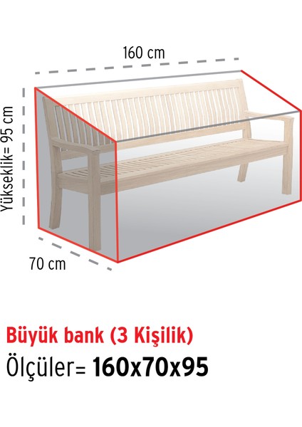 HOMAKS Bank Koruma Örtüsü (160x70)