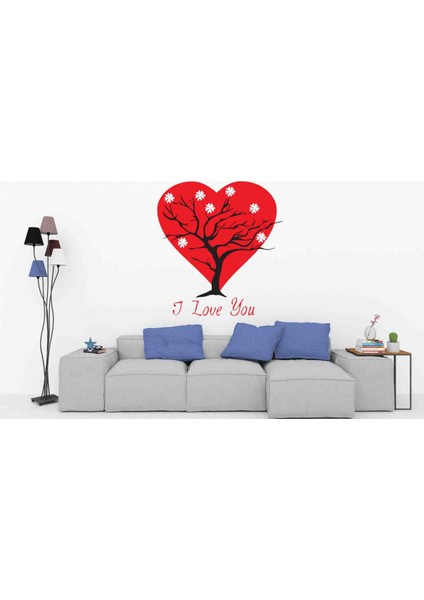 Kt Decoration Aşk Ağacı Pvc Duvar Sticker