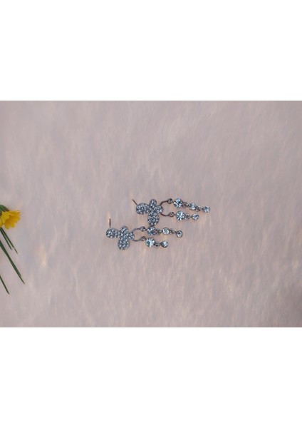 Vintage Otantik Sevimli Sallantılı Anadolu Kelebek Swarovski Taşlı Küpe fiyatları