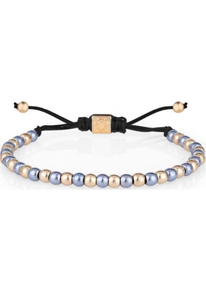 Noon Erkek Sıralı Taşlı Makrome Handmade Bileklik NN11109-1209-G2