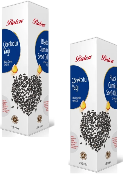 Çörekotu Yağı 250 ml x 2 'li Soğuk Pres