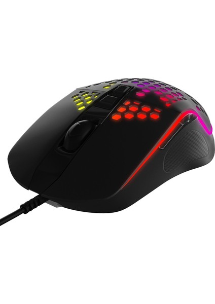 MF Product Strike 0576 RGB Kablolu Gaming Mouse Siyah