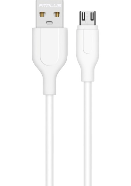 Fitplus Bianca Seri Şarj Aleti ve Micro USB Kablo Set 2.1A FT-801 Beyaz fiyatları