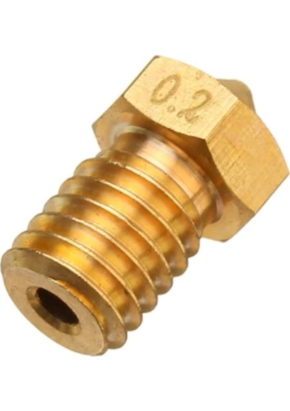 3D Yazıcı Extruder Nozzle 0.2 mm Mk8 Creality Ender Uyumlu 1,75MM Filament