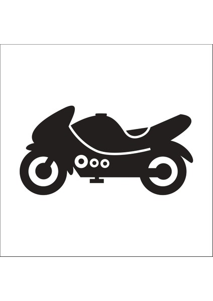 Motorsiklet Folyo Sticker 42 40 Cm Uzunluk