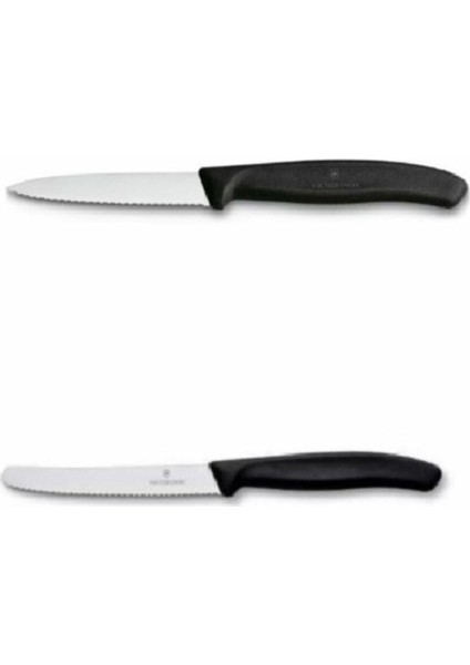 8 cm Tırtıklı Soyma Bıçağı ve 11CM Domates Bıçağı