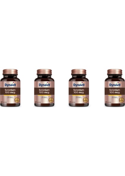 Eczacıbaşı Dynavit Selenium 100 Mcg 90 Tablet 4'lü Paket