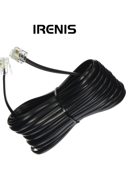 ADSL, VDSL Modem Kablosu, 10 metre (Telefon RJ11 Hat Bağlantı Kablosu)