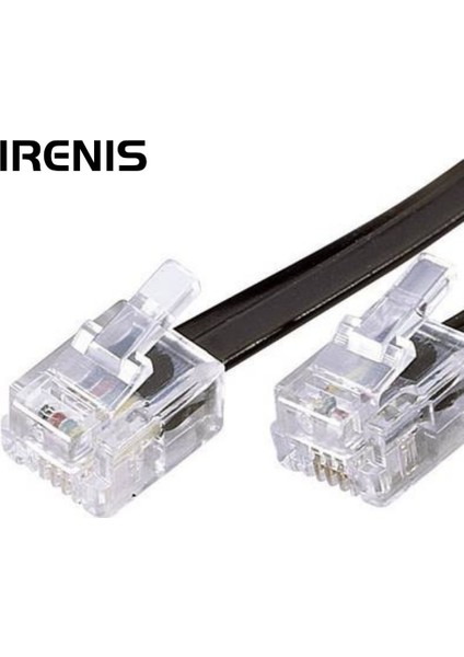 ADSL, VDSL Modem Kablosu, 10 metre (Telefon RJ11 Hat Bağlantı Kablosu)