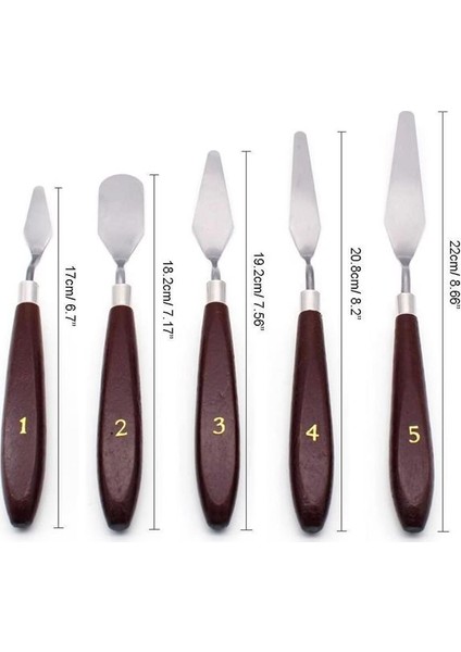 Metal Spatula 5'li Set