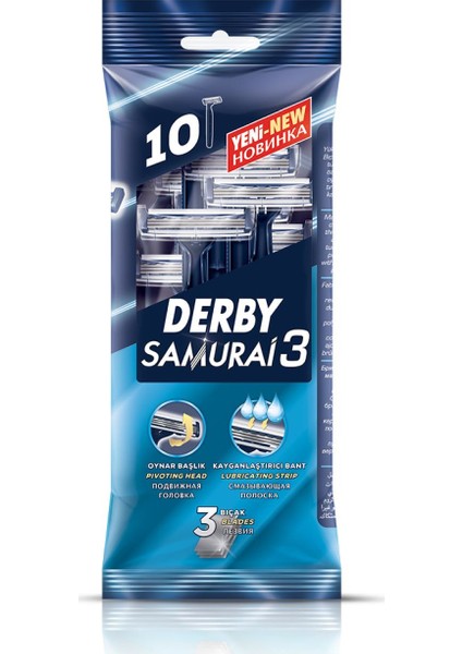 Samurai Klasik 3 10'lu Poşet x 3