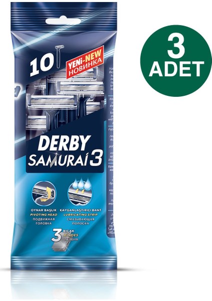 Samurai Klasik 3 10'lu Poşet x 3 fiyatları