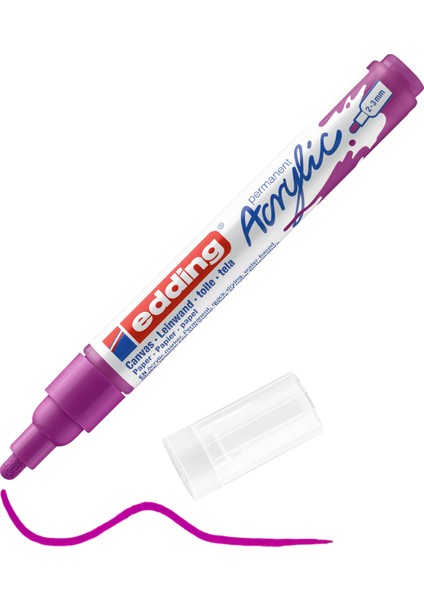 5100 Orta Uçlu Akrilik Markör - Orman Meyvesi - 2-3 Mm’Lik Yuvarlak Uç