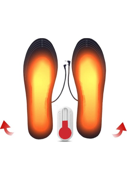 Tengoo Elektrikli Isıtmalı Ayakkabı Tabanlığı USB Şarjlı Yıkanabilir Sıcak Termal Tabanlık
