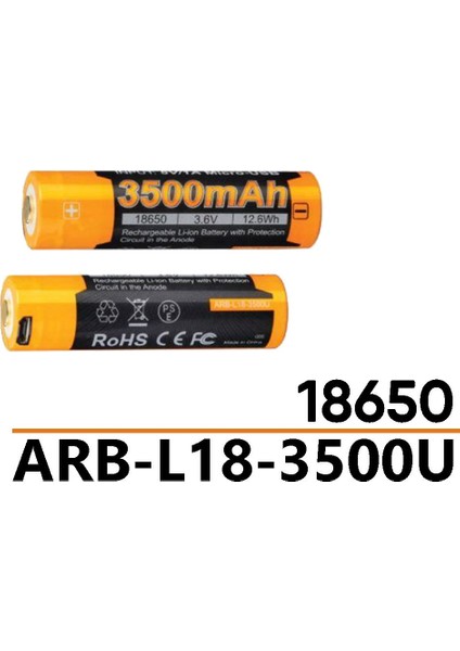 ARB-L18-3500 Mah USB Şarjlı Pil