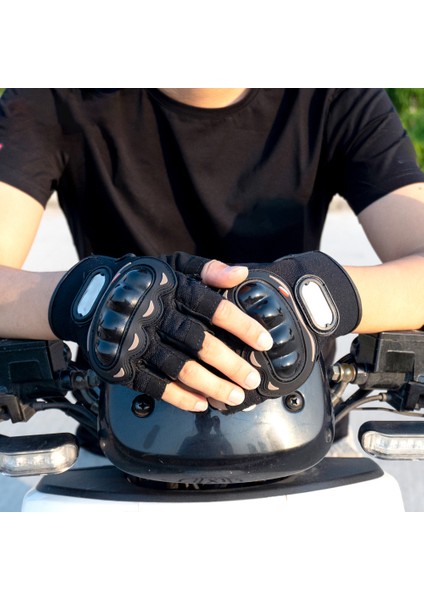 Erkek Motosiklet Eldiveni Yarım Parmak fırsatları