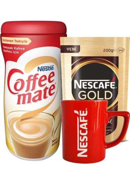 Gold 200 gr + coffe Mate 400 gr + Kupa