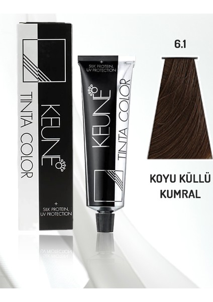 Tinta Color Saç Boyası No: 6.1 - Koyu Küllü Kumral 60 ml