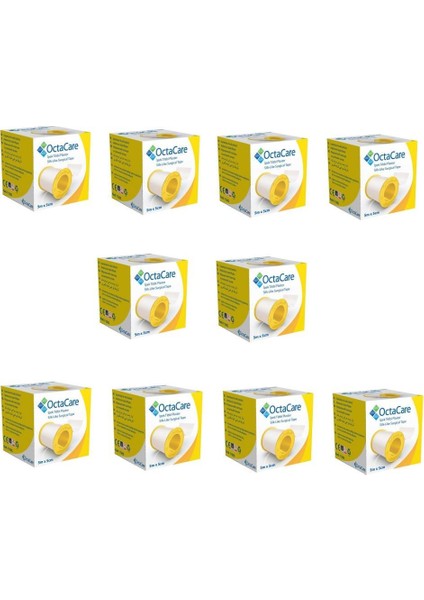 Octacare C1505 Tıbbi Ipek Flaster 5m x 5cm 300 Adet