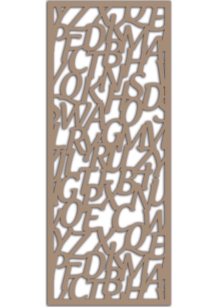 Liar Ahşap Seperatör (Paravan) - KSP-01 - (10 mm) - (69 cm x 139 cm) - (Ham)