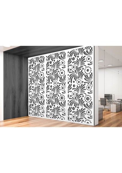 Liar Ahşap Seperatör (Paravan) - KSP-196 - (10 mm) - (69 cm x 139 cm) - (Beyaz) fırsatları