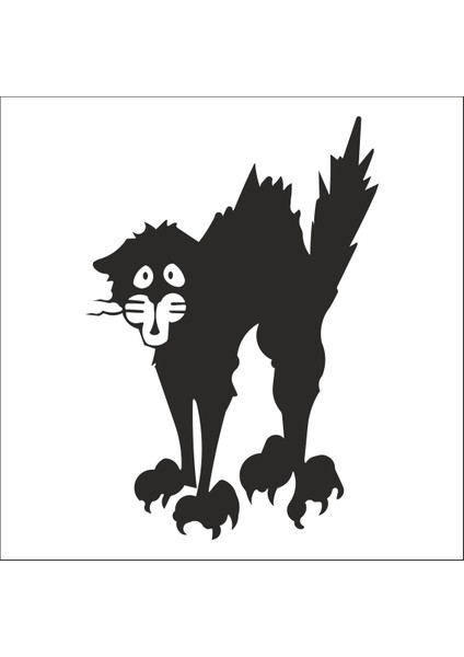 Kedi Folyo Sticker 3 40 cm Uzunluk