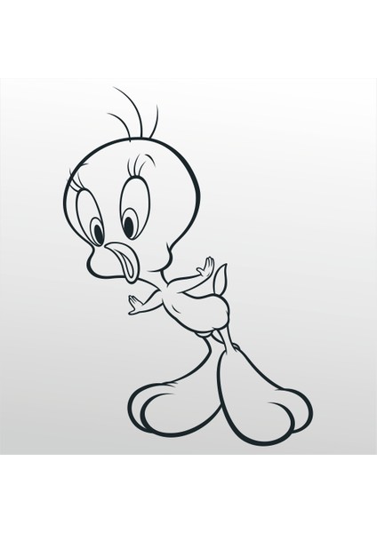 Folyo Sticker Tweety 40 cm Uzunluk