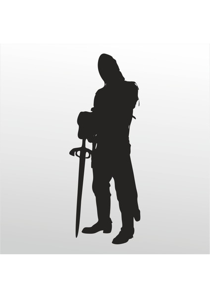 Folyo Sticker Savaşçı 50 cm Uzunluk