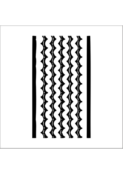 Oto Lastik İzi Folyo Sticker 6 40 cm Uzunluk