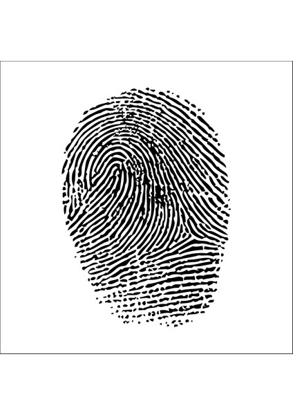 Parmak İzi Folyo Sticker 18 80 cm Uzunluk
