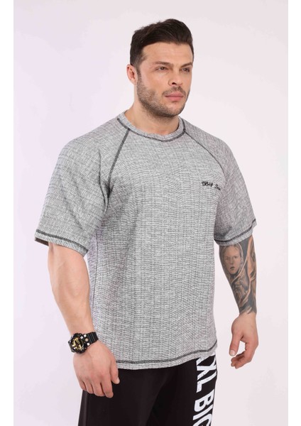 Reglan Kol Pamuklu T-Shirt Big Sam 3077 modelleri