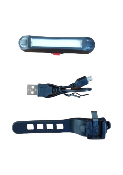 Bisiklet 5 Fonksiyonlu Lamba (Usb Şarjlı)