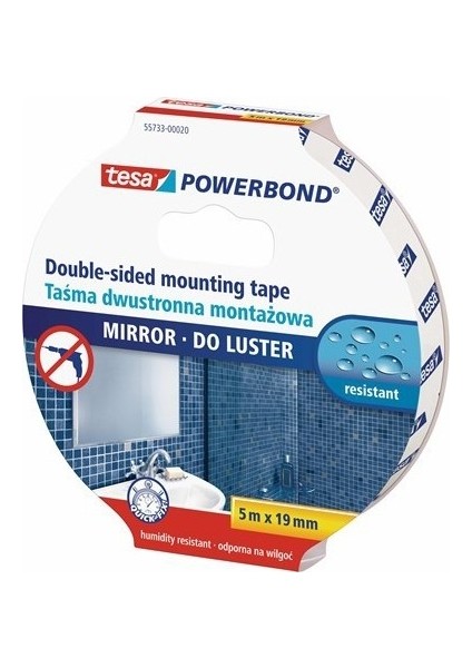 Montaj Bandı Köpük Powerbond Ayna Yapıştırıcı Bant 5 x 19 55733-00020-02