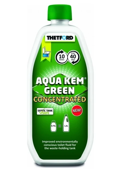 Aqua Kem Green Concentrated (Atık Su Tankı Kimyasalı Konsantre) 750 ml