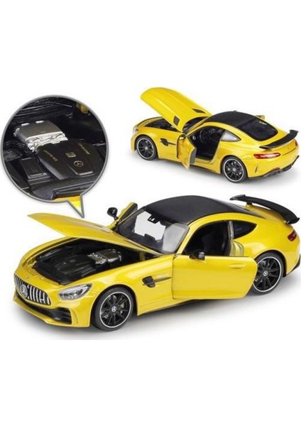 1:24 Mercedes Amg Gt R Sarı