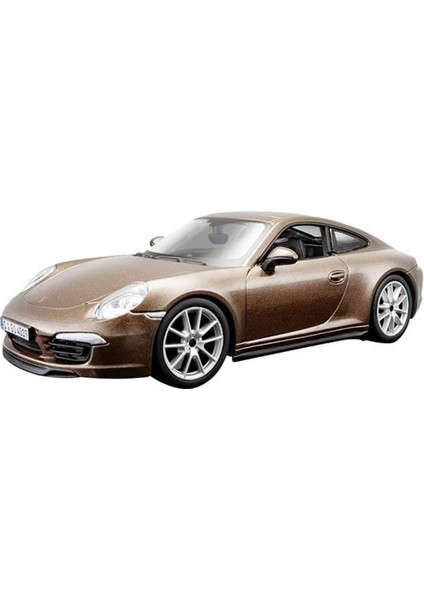 1:24 Porsche 911 Carera S Kahverengi Model Araba