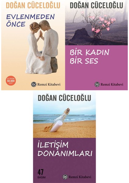 Doğan Cüceloğlu 3 Set Kitap (Evlenmeden Önce – Bir Kadın Bir Ses – İletişim Donanımları )