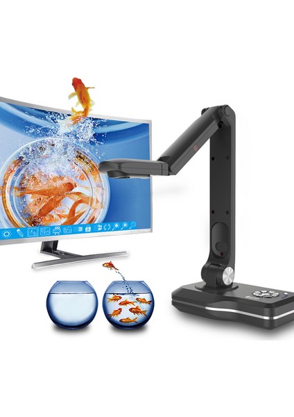Göz V500 8MP Joyusing Çok Fonksiyonlu Doküman Kamera Tarayıcı Uzaktan Eğitim Zoom EBA Uyumlu