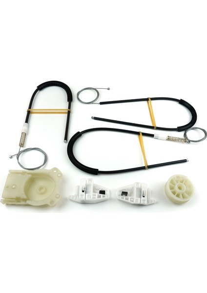 Renault Megane MK2 2002-2008 4/5 Kapı 8201010925 İçin Ön Sağ Kapı Cam Kriko Tamir Seti