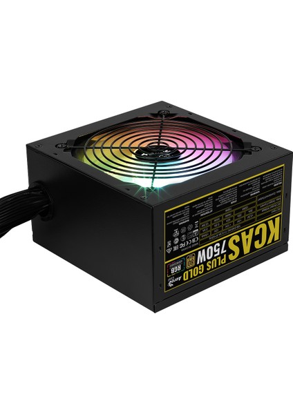 KCAS Plus 750W ARGB 12cm Fan 80+Gold Power Supply (AE-KCASP750RGB)