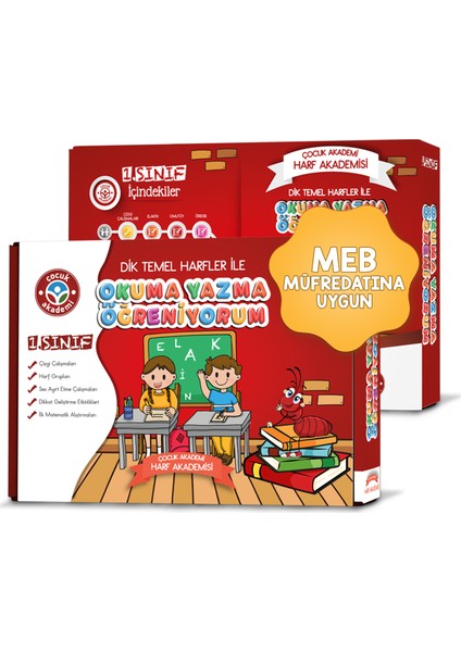 İlk Okuma Yazma Seti (Dik Temel Harfler)