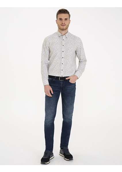 Erkek Haki Regular Fit Gömlek 50233052-VR027