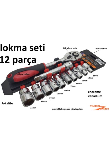 Lokma Seti 12'li