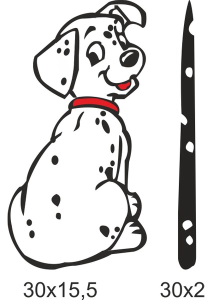 Dalmaçyalı Araba Arka Cam ve Sileceği Sticker - 15050
