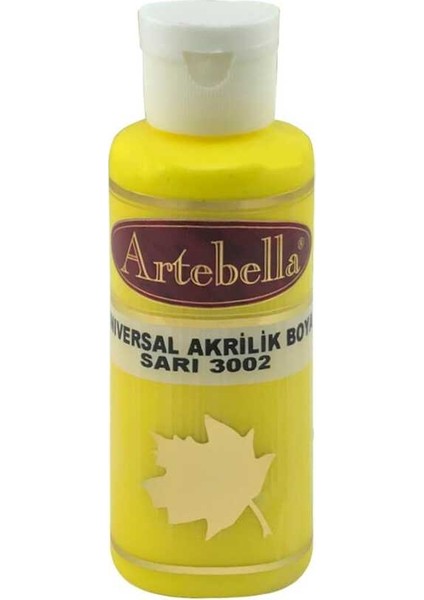 Artebella 3002 Sarı 130 cc Opak Boya