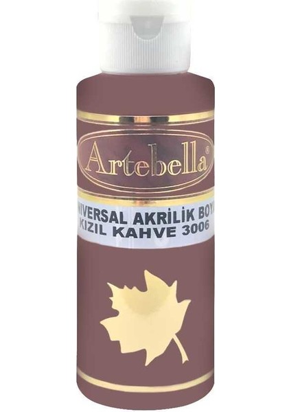 Akrilik Opak Boya 130Cc - N:3006 Kızıl Kahve