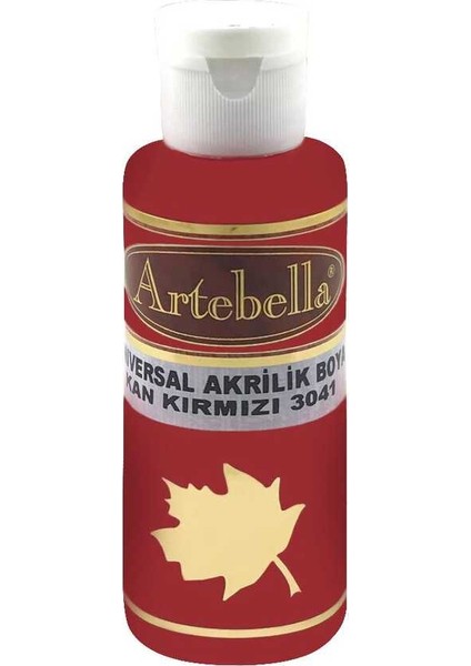 Artebella 3041 Kan Kırmızısı 130 cc Opak Boya
