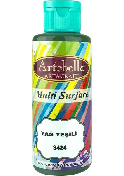 Artebella Multi Surface 130cc Yağ Yeşili 3424