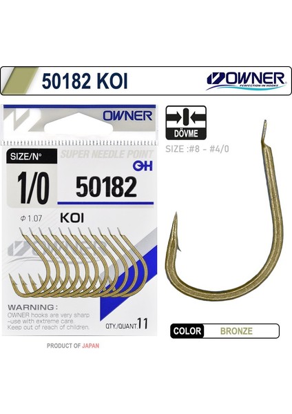 50182 Koi Brown iğne