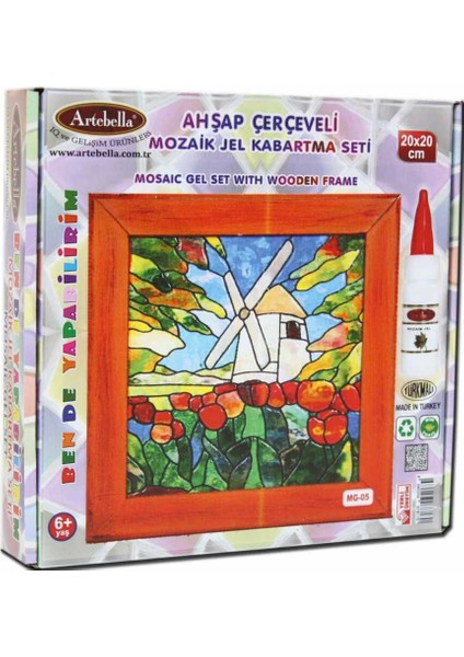 Mg-05 Jel Mozaik Kabartma Seti 20X20 Cm